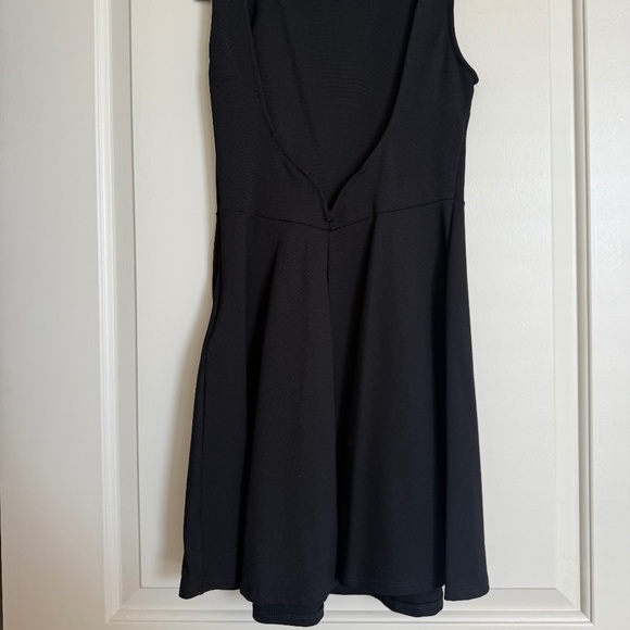 Lulus Special Kind Of Love Black Backless Skater Dress - Size Medium - Picture 5 of 5